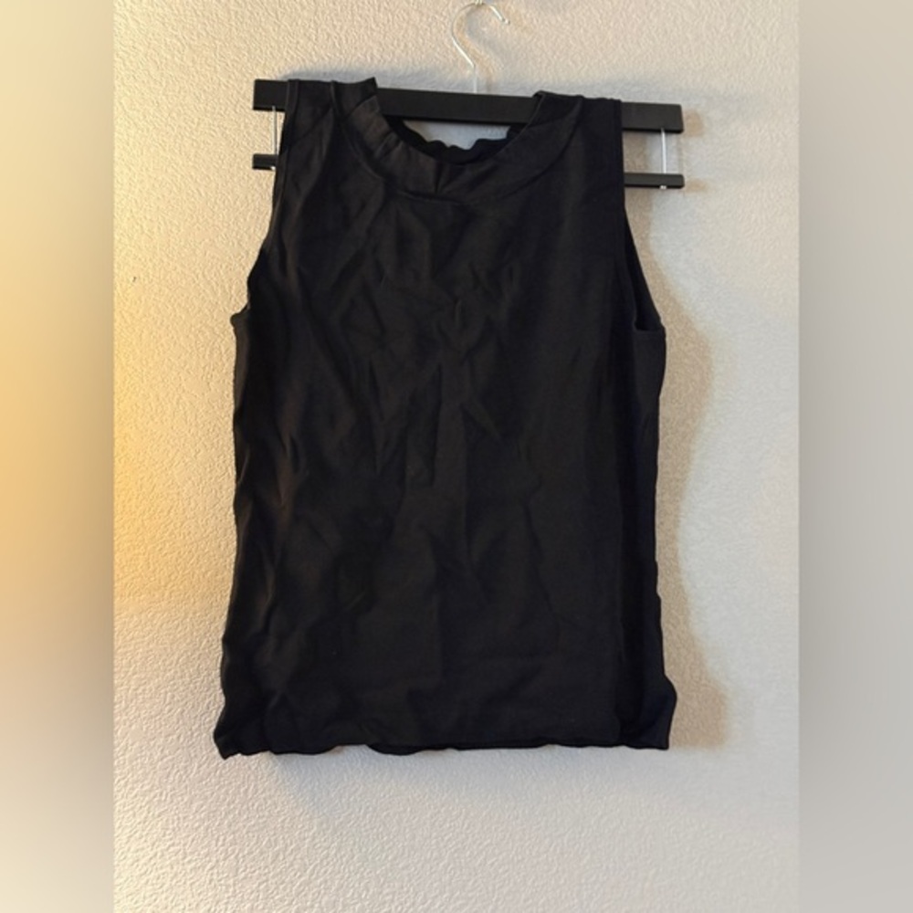 Dressbarn Classic Black Tank Top